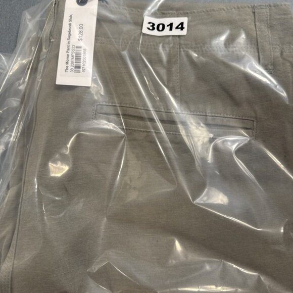 Taylor Stitch Morse Pant in SAGEBRUSH Size 33 x 32" Organic Cotton/ Linen NWT - Picture 11 of 11